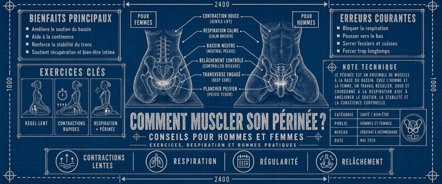 Comment muscler son périnée ? Conseils pour hommes et femmes