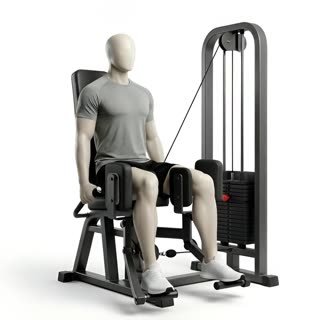 Exécution de l'exercice abduction machine, muscles sollicités : jambes, avec machines