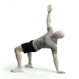 Exécution de l'exercice position table - pont thoracique, muscles sollicités : dos, au poids du corps