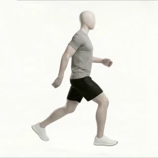 Exécution de l'exercice ski de fond, muscles sollicités : cardio, au poids du corps