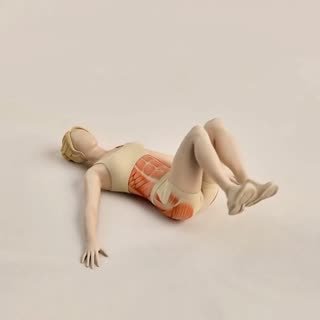 Exécution de l'exercice échauffement wiper, muscles sollicités : abdominaux / core, au poids du corps