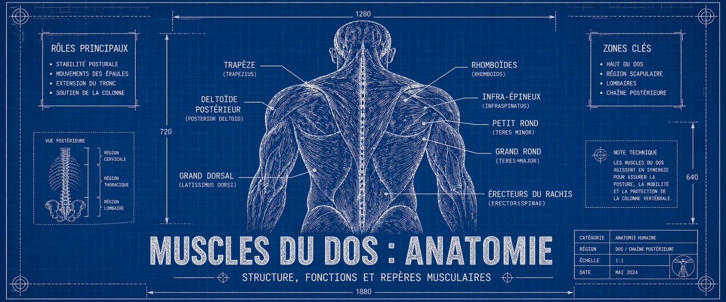 Muscles du Dos : Anatomie
